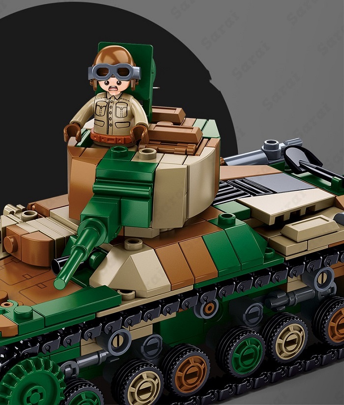 楽天市場】LEGO レゴ 互換 ブロック 模型 九七式 中戦車 日本軍 大日本