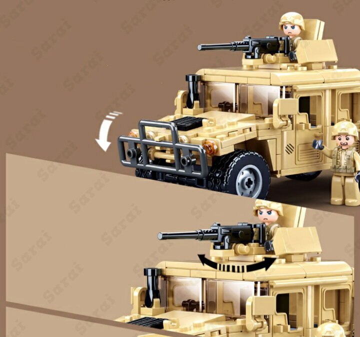 楽天市場】レゴ 互換 LEGO ブロック 模型 ハンヴィー軍用車輛 アメリカ 