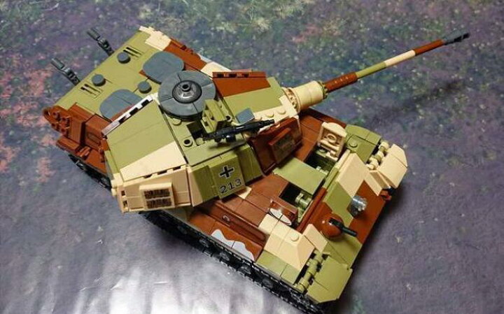 楽天市場】LEGO レゴ 互換 ブロック 模型 重戦車 ティーガー2 ドイツ軍 