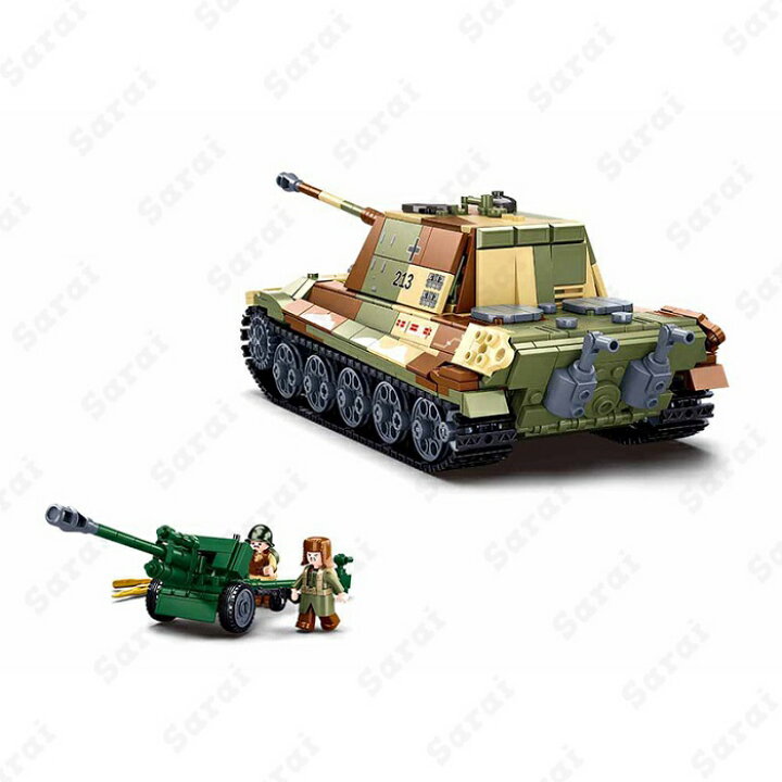 楽天市場】LEGO レゴ 互換 ブロック 模型 重戦車 ティーガー2 ドイツ軍 