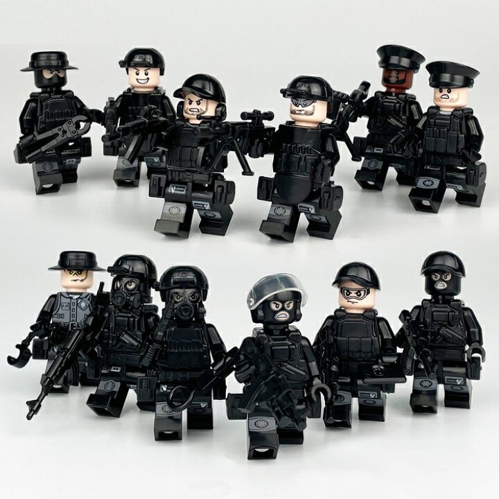 楽天市場】レゴ 互換 LEGO ブロック SWAT 警察 特殊部隊 22体セット 