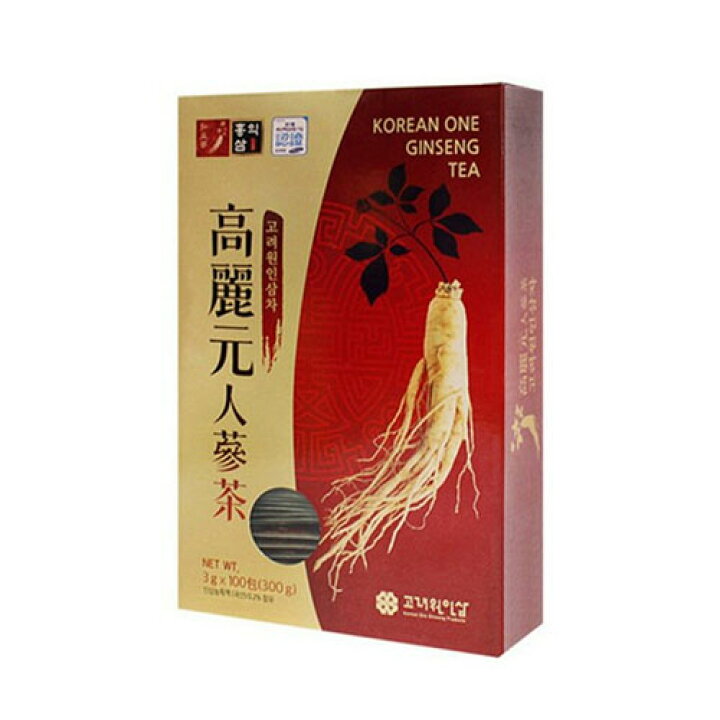 楽天市場】高麗人参茶 紅参茶 高麗元「人参茶」 (3g×100包) : オーロラ 