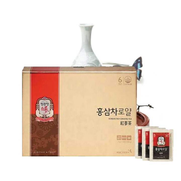 楽天市場】免税店販売商品 正官庄 高麗人参茶 紅参茶ロイヤル（紅参茶 