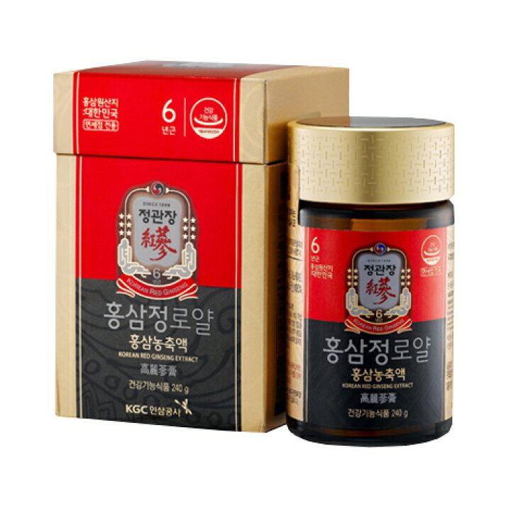 楽天市場】「紅参茶5包プレゼント」正官庄 紅参精ロイヤル 240g 6年根 