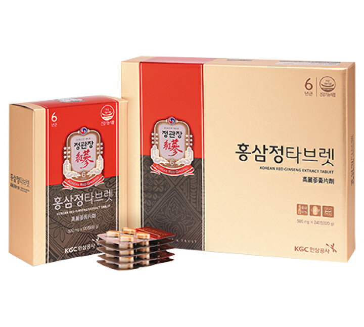 楽天市場】正官庄 高麗人参 紅参精タブレット（500mg x 240錠 