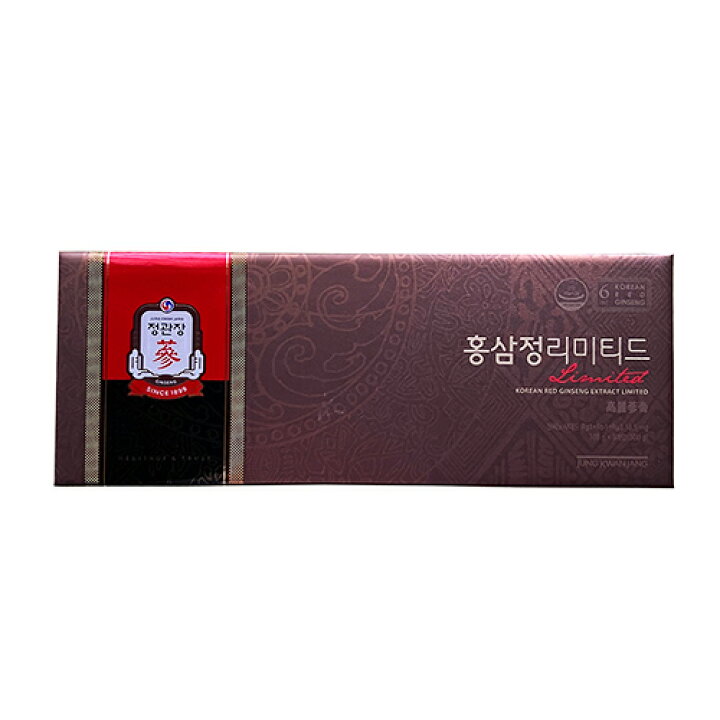 楽天市場】正官庄 高麗人参エキス 紅参精リミテッド（100g×3個）高級な 