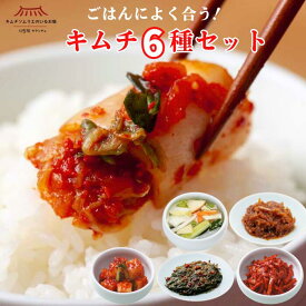【メディアで紹介】【送料無料】キムチ6種セット(白菜キムチ・水キムチ・カクテキ・えごま醤油漬け・干し鱈・切干大根) 本場 韓国 発酵 美容 腸活 健康 国産野菜 おつまみ ご飯のお供 ギフト クッパ おかず パンチャン ご褒美キムチ キムチソムリエ サランチェ 第一物産