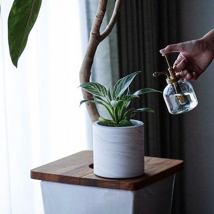 楽天市場 シンプルでおしゃれなプランター 植木鉢 寄せ植えや観葉植物の鉢植えおすすめ R Noo アールヌー Tunn C プランター セメント ロー L ホワイト コンクリート マーブル サラサデザインストアsarasa Design Store Sl Iz Sarasa Design Store