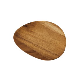 アカシア製の木のお皿｜シンプルで有機的なおしゃれな木製トレー［b2c アカシアトレイ 17cm］木製 プレート 食器 木の食器 サラサデザインストアsarasa design store