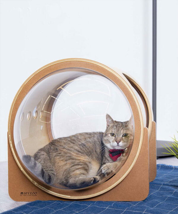 楽天市場 My Zoo 猫ハウス 猫 ベッド 木製 猫家具 ねこ ネコ かわいい おしゃれ Myzoo マイズー 宇宙船アルファ ネコハウス Sl Pt Sarasa Design Store