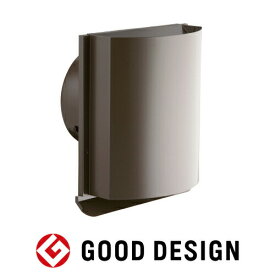 (株)更科製作所 φ100 ステンレス製換気口 TR-100BR-KT 角型デザインフード付ガラリ・ブラウン色・防虫網付