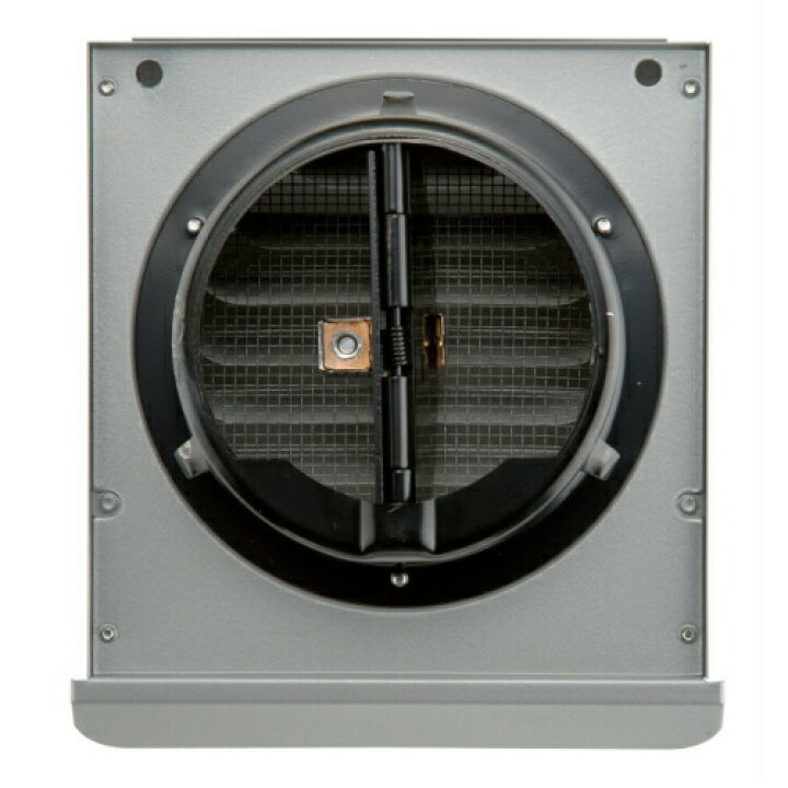 株 更科製作所 φ100 ステンレス製換気口 TRD100IVKT角型フード付ガラリ 72℃