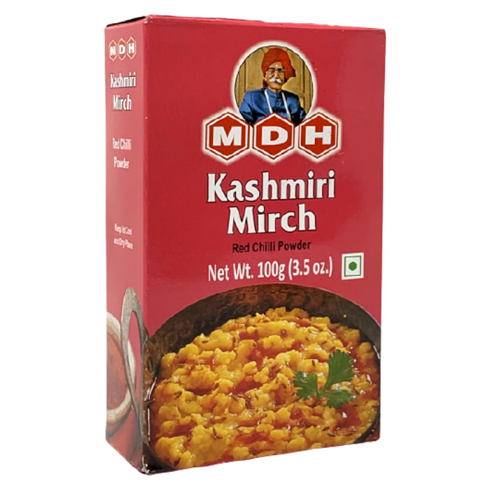 MDH スパイスブレンド マサラ ミックススパイス 混合調味料 カシミールチリ 100g 日本最大の Kashmiri インド料理 パウダー ハーブ 公式の店舗 Mirch スパイス 粉末 香辛料 インド