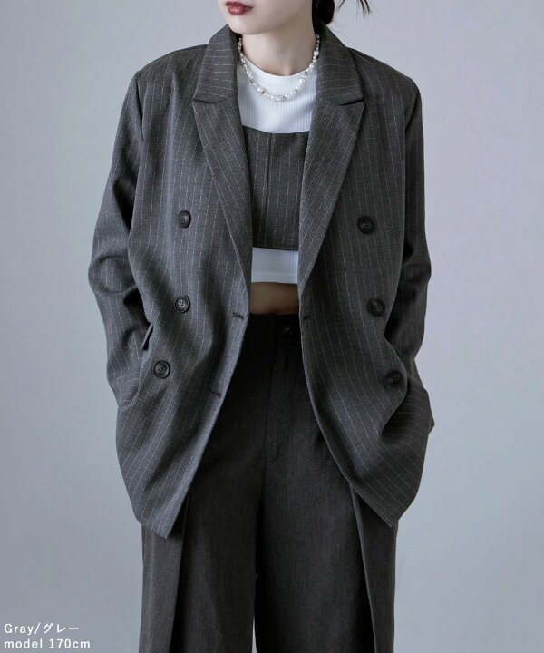 楽天市場】ダブルテーラードジャケット アウター ジャケット 長袖  