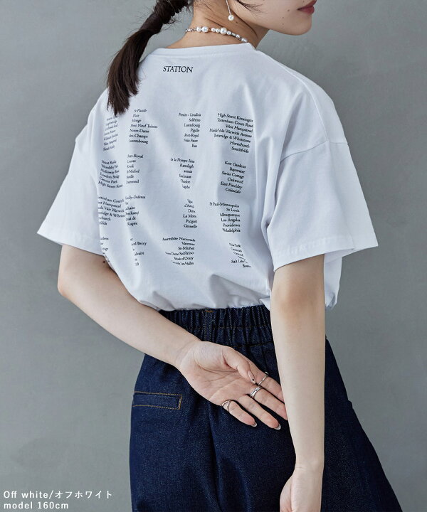 楽天市場】バックロゴビッグシルエットTシャツ トップス Tシャツ 