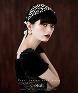 パールデザインヘッドドレス ヘアアクセサリー ヘッドドレス ゴールド アクセ アクセサリー パール バブ…