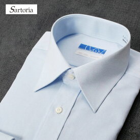 【最短お届け】綿100% ワイシャツ Sartoria 長袖 メンズ 綿100% スリム コットン ノンアイロン 男性 仕事 営業 ビジネス 通勤 フォーマル 冠婚葬祭 結婚式 二次会 カッターシャツ yシャツ ドレスシャツ 春 夏 秋 冬 肌に優しい 通気性 就活 [洗濯後返品OK]