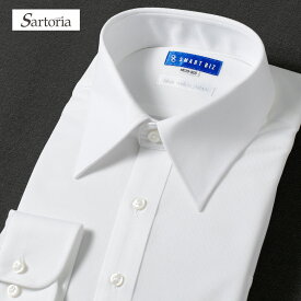 【LINE300円OFFクーポン】 ニット ワイシャツ Sartoria 長袖 メンズ ニットシャツ スリム ストレッチ ノーアイロン 形態安定 男性 ビジネス 大きいサイズ シンプル オフィスカジュアル ポロシャツ 生地 通勤 ゴルフ ホワイト レギュラーカラー 無地 白 [洗濯後返品OK]
