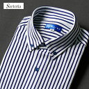 ニット ワイシャツ 半袖 メンズ スマートビズ ニットシャツ クールビズ ノーアイロン ストレッチ ボタンダウン ストライプ 男性 ビジネス ノンアイロン 吸汗速乾 夏 涼しい ゴルフ カッターシャツ オフィスカジュアル 大きいサイズ スリム 50代 60代 [洗濯後返品OK]