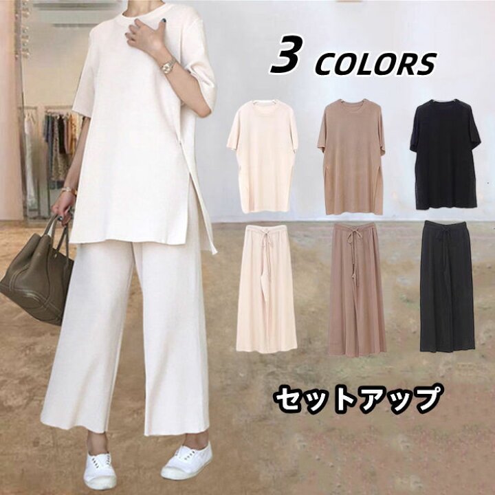 楽天市場】体型カバー レディース 夏服 2点セット 上下セット 