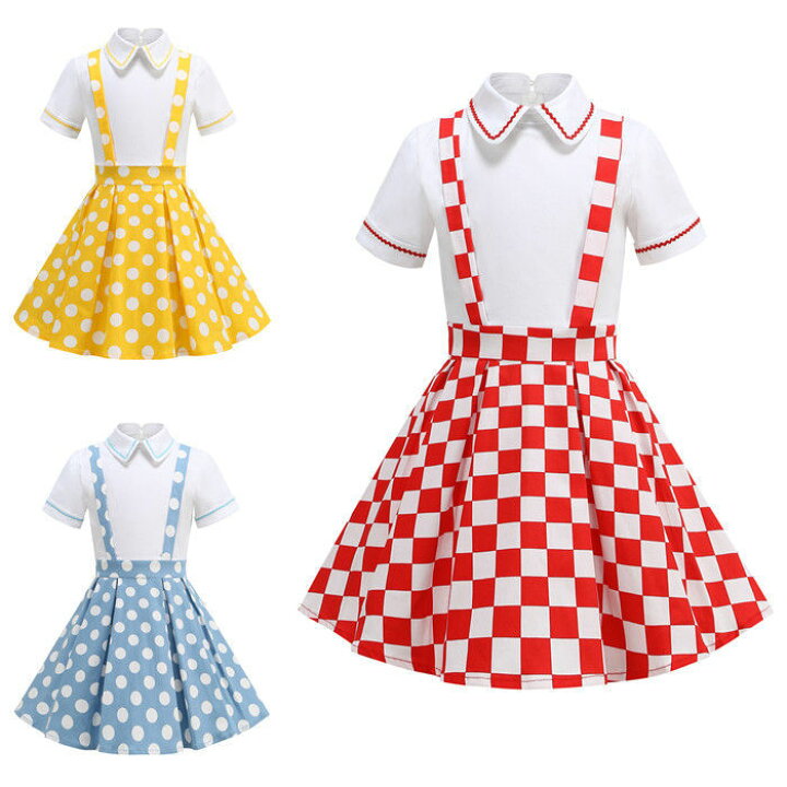 楽天市場】フェイクレヤード キッズドレス 女の子 子供 子ども レトロ 
