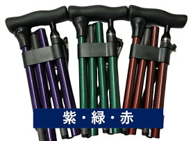 ＼6冠達成／ 収納バッグ付 一本杖 折りたたみ 軽量 カーボン 耐荷重120kg 丈夫 コンパクト おしゃれ 母の日 父の日 女性 男性 長さ調節 ギフト プレゼント 介護 リハビリ おでかけ 杖 琵琶瑠璃