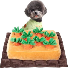 にんじん畑 犬 おもちゃ 8個セット にんじん収穫隊ノーズワークマット 犬 知育玩具 ペット用品 犬用品 犬のおもちゃ 噛む 運動不足 ストレス解消 家の破壊防止対策 ペット 用品 マット プレゼント サーリシ 噛むおもちゃ ストレス解消 ペット