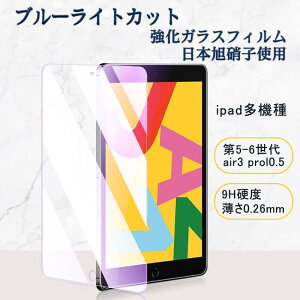 iPad強化ガラスフィルム ブルーライトカット強化ガラスフィルム iPad第8世代 iPadair4 iPad第7世代10.2 iPadair3 第5世代 iPad第6世代 2020pro11 ipad234 ipadair2送料無料 メール便 目を守る 視力 学生 指紋防止