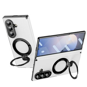 Galaxy Z Fold7 �P�[�X GalaxyZFold7 �P�[�X �M�����N�V�[ Z Fold7 �J�o�[ �M�����N�V�[Z�t�H�[���h7 ���U�[ �����O�X�^���h�t�� �}�O�l�b�g���� ���C�����X�[�d�Ή� �q���W�ی� �O����ʕی� �����K��