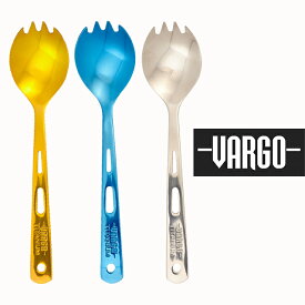 【メール便可】【VARGO】バーゴ　TITANIUM SPORK チタニウムスポーク スプーン カラー T-208 T-210 T-203