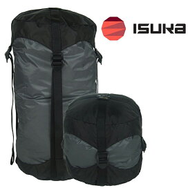 ISUKA【イスカ】 ウルトラライト コンプレッションバッグ L 寝袋 シュラフ 登山用品 高撥水 圧縮収納 バッグ