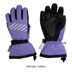 フェニックス Snow Satellite Junior Gloves（キッズ）ESB23GL83 ブラック パープル ブルー 子供用スキーウェア スノーグローブ 手袋 ウィンタースポーツ ジュニア