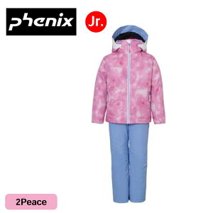 フェニックス スノークリスタル キッズ ツーピース PS9H22P77 PK スキー ジャケット パンツ ウェア 防水 軽量 雪山 雪遊び アクティビティー ウィンタースポーツ スノボ スノーボード 子供
