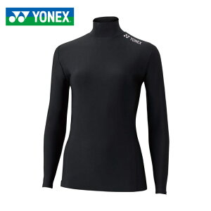 【メール便可】ヨネックス ウィメンズハイネック長袖シャツ STBF1515 007 ブラック テニス バドミントン フィットネスインナー 肌着 スポーツ 運動 コンプレッションインナー