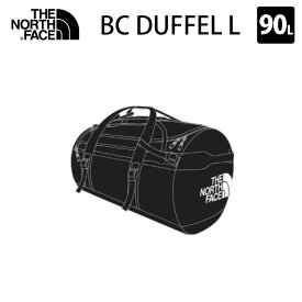 ノースフェイス 2023年秋冬 BC Duffel L NM82366 K ダッフルバッグ 旅行 鞄 ブラック 黒 90L 定番 ベースキャンプ バックパック リュックサック