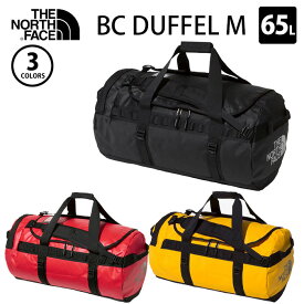 ノースフェイス 2024年春夏 BC Duffel M NM82367 K TR SG ダッフルバッグ 旅行 鞄 ブラック 黒 65L 定番 ベースキャンプ バックパック リュックサック