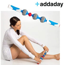 【マラソン期間中P5倍】Addaday 深部組織脚マッサージローラー ランナー用 タイプCモデル 18.25インチ AD17C 筋膜はがし マッサージ棒 肩 腕 脚 ふくらはぎ 太もも リカバリー