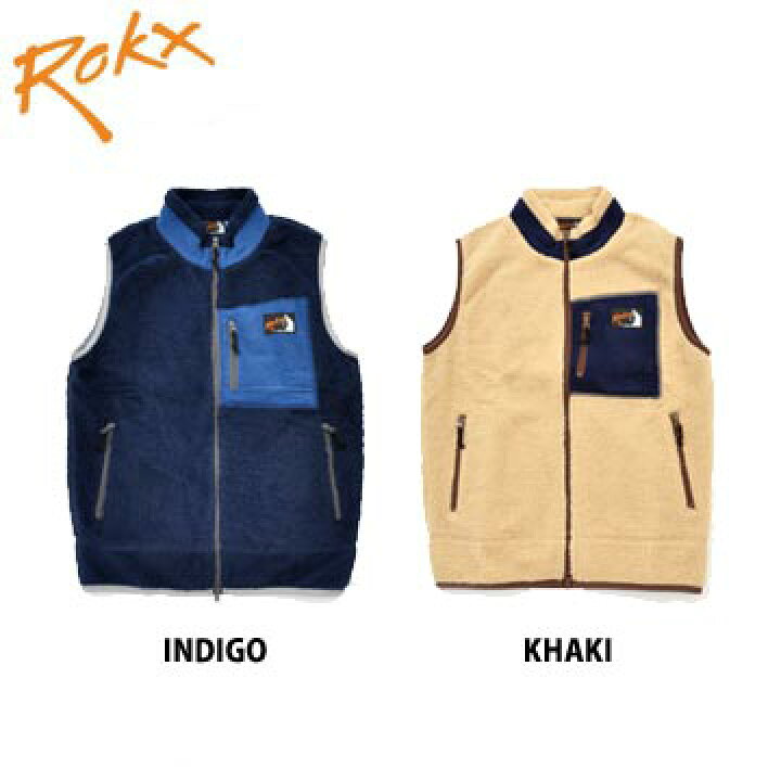 楽天市場】ROKX(ロックス) CLASSIC BERBER VEST クラシック ベルベル 