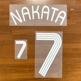 【メール便可】サッカー日本代表 2006年 ＃7 NAKATA 前番号 背番号 ネーム セット ジュニア用 ※マークのみ※