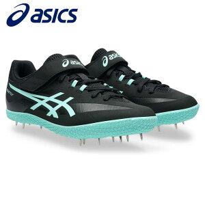 【マラソン期間中P5倍】アシックス HEAT FLY 2 1093A249 001 ブラックオールウェザートラック 土助走路兼用 槍投げ 走高跳 スポーツ 陸上競技 ユニセックス