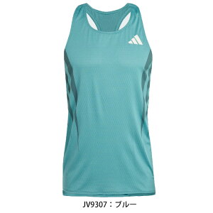 【メール便可】 アディダス Adizero アーカイブ ランニング シングレット KQZ56 JP1489 JV9307 陸上 トレーニング スポーツ タンクトップ ノースリーブ メンズ ウェア