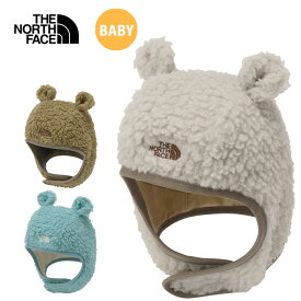 【BLACKFRIDAY期間中P5倍】【メール便可】ザ・ノース・フェイス 2025年秋冬 カドル フリース イヤー キャップ（ベビー） NNB42403 帽子 くま アニマル ベアー くまみみ 赤ちゃん フリース お出かけ
