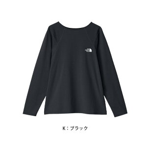 【マラソン期間中P5倍】ザ・ノース・フェイス 2025年秋冬 ロングスリーブ ES デザインド ティー(レディース) NTW82582 長袖 トップス Tシャツ ウェア ウィメンズ 抗菌防臭 UVカット ドルマンス