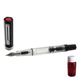 【100円クーポン配布中】ツイスビー 万年筆 エコ ブラック B(太字) KAKU×笹岡屋お試しインクセット TWSBI ECO TWC10004 入学式 入学祝 クリスマス ギフト プレゼント 誕生日 就職祝 手帳 送別 父の日 母の日 年賀状 送料無料