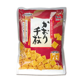 7P かおり千枚 [13g×7袋]　醤油味 千枚あられ おやつ 富山米100% 小分け袋 食べ切りサイズ おつまみ お茶請 お菓子 ばらまき ティータイム 和菓子 おかき せんべい プチギフト 手土産 シェア