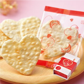 ハートしろえびせんべい(14枚入) バレンタイン ばらまき ギフト えびせん 塩味 土産 ご挨拶 御礼 義理 プレゼント 婚礼 引き出物 おやつ おつまみ 富山 白えび 和菓子 お菓子 個包装 シロエビ