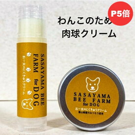 【7/21P5倍デー】犬用肉球クリーム おー太のにくきゅうクリーム 犬用 ミツロウクリーム 1000円ポッキリ 送料無料 肉球 無添加 舐めてしまう可能性にも配慮した にくきゅうクリーム 小型犬