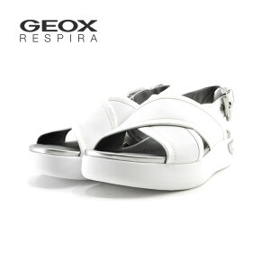 20% OFF SALE �W�F�I�b�N�X Geox �W�I�b�N�X 08554 D OTTAYA ���U�[ ���� �o�b�N�X�g���b�v �o�b�N�o���h �z���C�g�E���E�V�� (WHITE) D92CMA �X�g���b�v�T���_�� ���f�B�[�X �V���[�Y �C