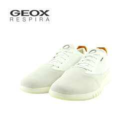 20%OFF SALE ジェオックス Geox ジオックス 02243 U AERANTIS レザー カジュアル 紳士・通学・通勤 パピルス/ホワイト・白・シロ (PAPYRUS/WHITE) U927FA スニーカー メンズ シューズ 靴