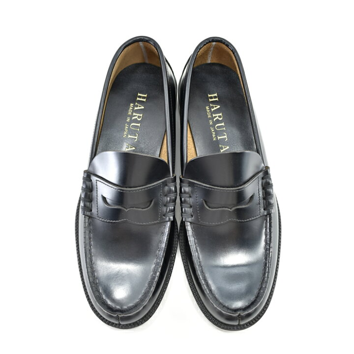 楽天市場 ハルタ Haruta牛革コインローファー 3e Eee コインストラップ Uチップ モカ レザー スクール 通学 通園 通勤 黒 クロ ブラック 906 ローファー メンズ シューズ 靴 Sasaya楽天市場店